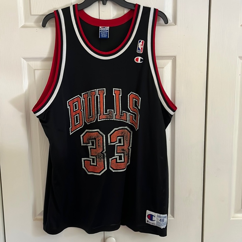 Champion Chicago Bulls #33 Pippen basketball jersey XL